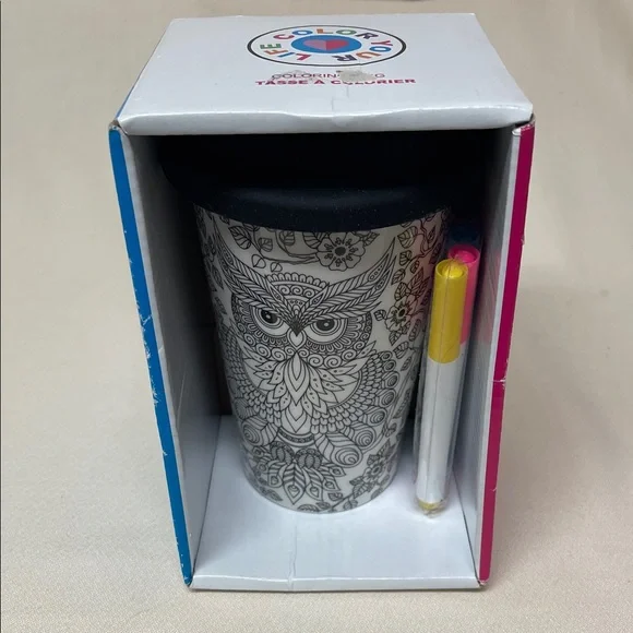 Color Your Life Ceramic Mug Set - Picture 1 of 14